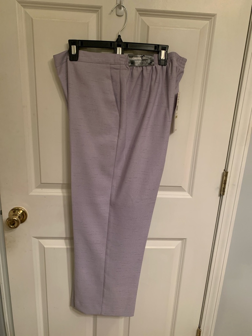 Alfred Dunner Lavender Straight-Leg Women’s Dress Pants Proportioned Short NWT